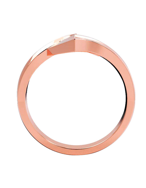Anillo de Compromiso en Oro Rosa 14K con Circon... image number null