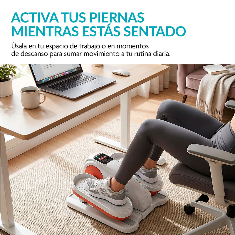 Mini El&iacute;ptica El&eacute;ctrica Para Ejercicio Bajo Esc... image number null