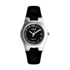 Reloj Nivada MoonMaster Dama Ac/Caucho Negro Ar&aacute;bigo