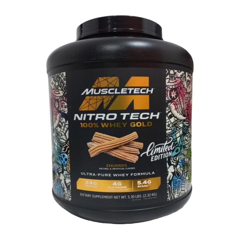 Proteina Nitro Tech Whey Gold Muscletech Churro image number null