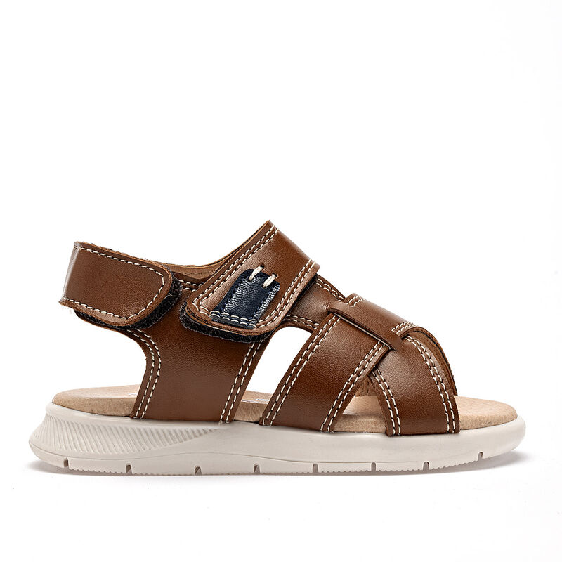 Yondeer sandalia para beb&eacute; camel marino cod 140... image number null