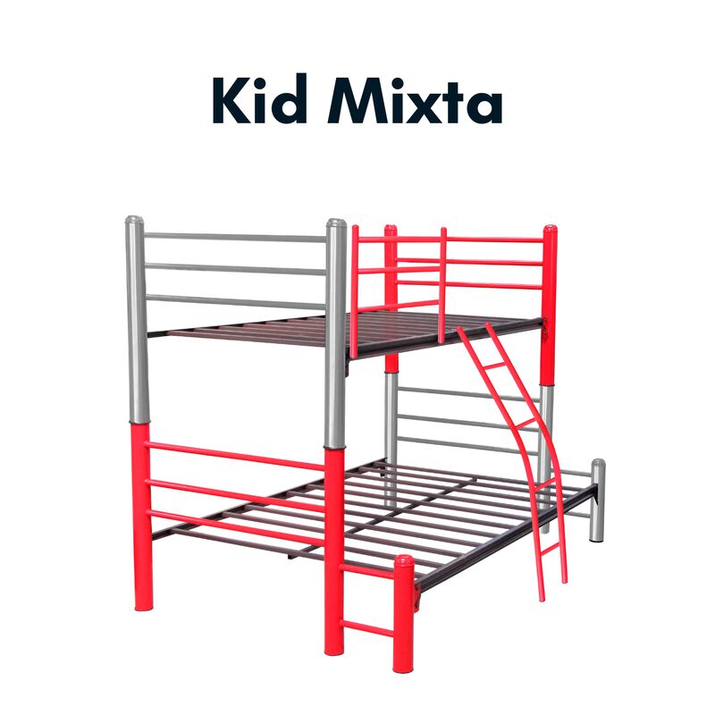 Litera Kids Mixta Color Rojo Plata Base Matrimo... image number null