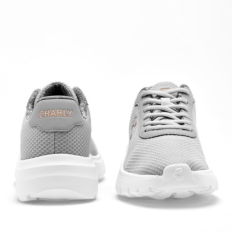 Charly Tenis deportivo para mujer gris, running image number null