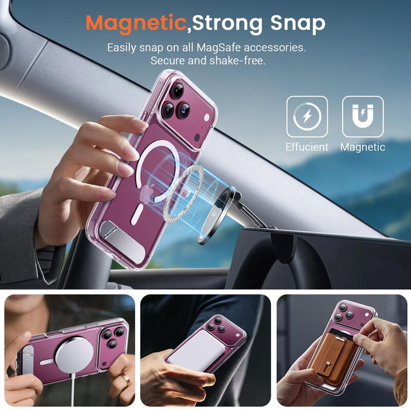 Funda magn&eacute;tica transparente Ratcase para iPhon... image number null