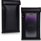Bolsas Faraday Simket Para Tel&eacute;fonos Y Llaves De Coche, 2 Unidades, Color Negro