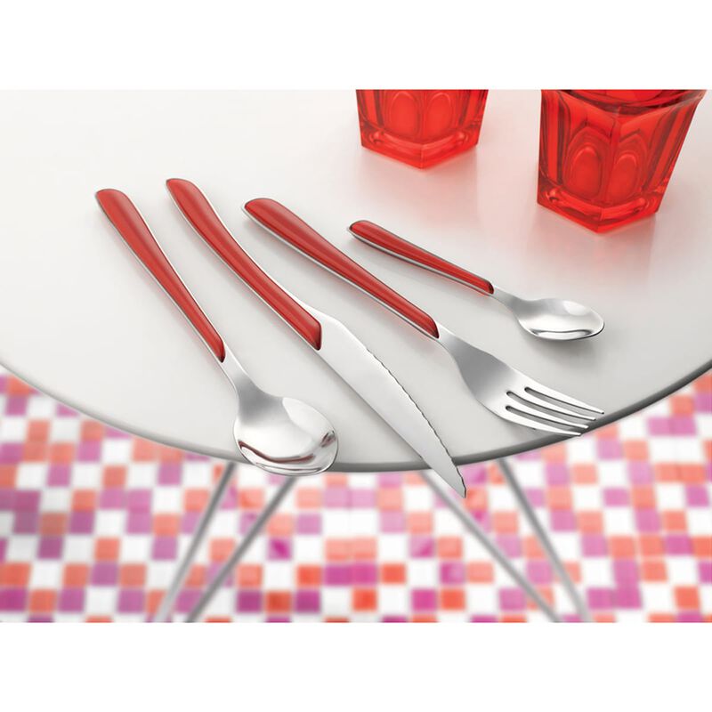 Juego De Cubiertos 24 Piezas Varadero - Rojo image number null