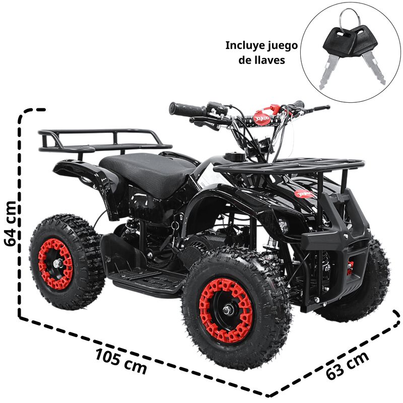 Cuatrimoto a Gasolina 49cc 2T Suspensi&oacute;n de Res... image number null