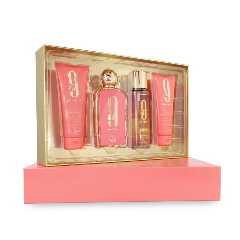 Set Afnan 9am Pour Femme 4pzs 100ml Edp Spray/s... image number null