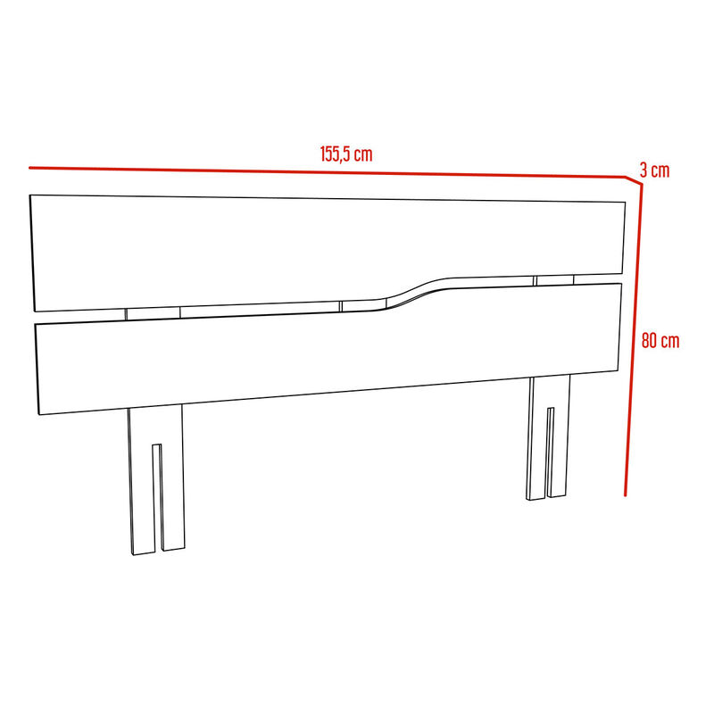 Combo Cabecera Provenza, Color Wengue image number null