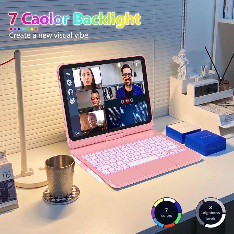 Funda Con Teclado Fuwang Touch Para Ipad 11.&ordf; G... image number null