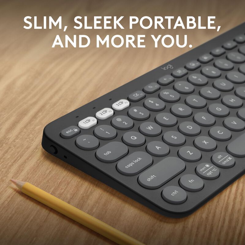 Teclado Inal&aacute;mbrico Logitech Pebble Keys 2 K380... image number null