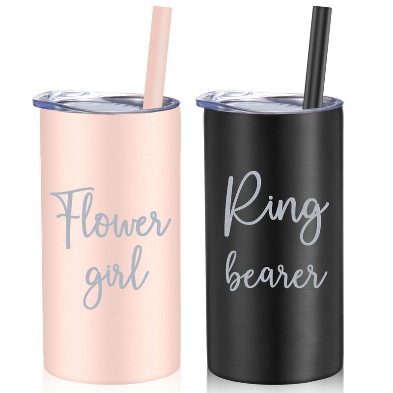 Set De 2 Vasos Sieral De 450 ml Negro Y Rosa Pa... image number null