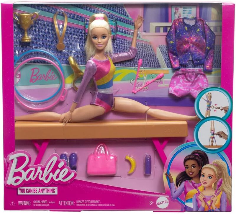Barbie Profesiones Gimnasta Cabello Rubio HRG52 image number null