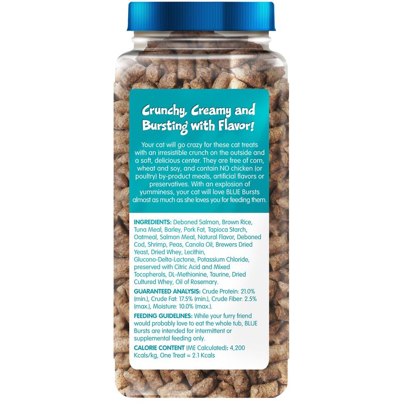 Cat Treats Blue Buffalo Bursts, Tarro Crujiente... image number null