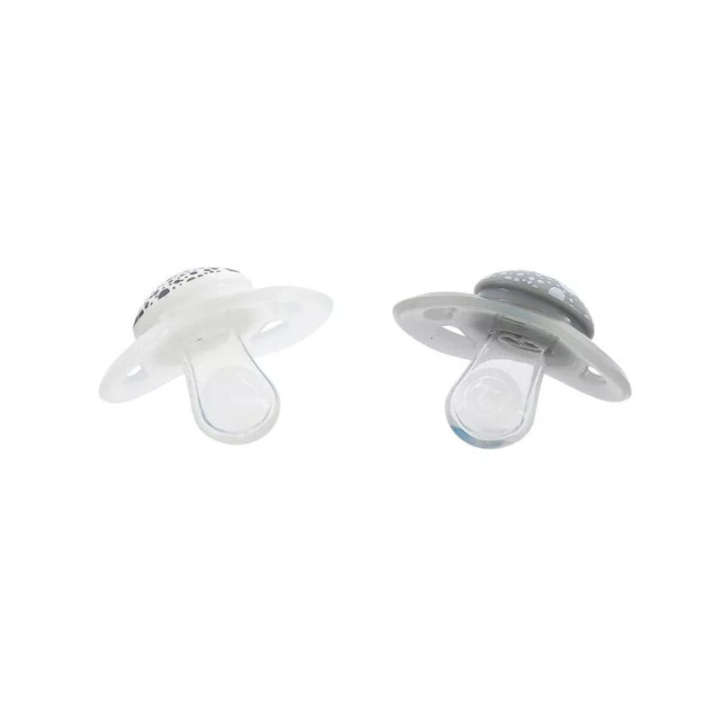 Chupón 0-6m Twistshake 2pz Gris Blanco Pastel image number null