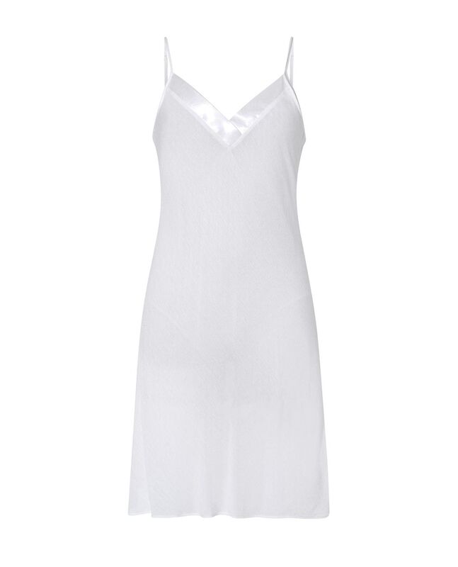 Camis&oacute;n de Tirantes de Jacquard Marfil image number null