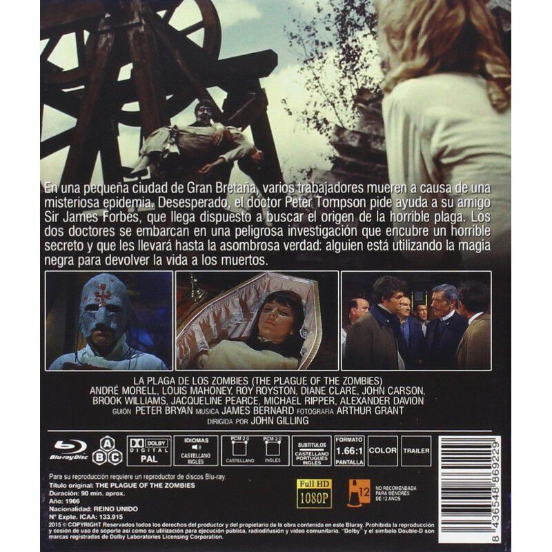 La Plaga De Los Zombies (blu-ray) image number null