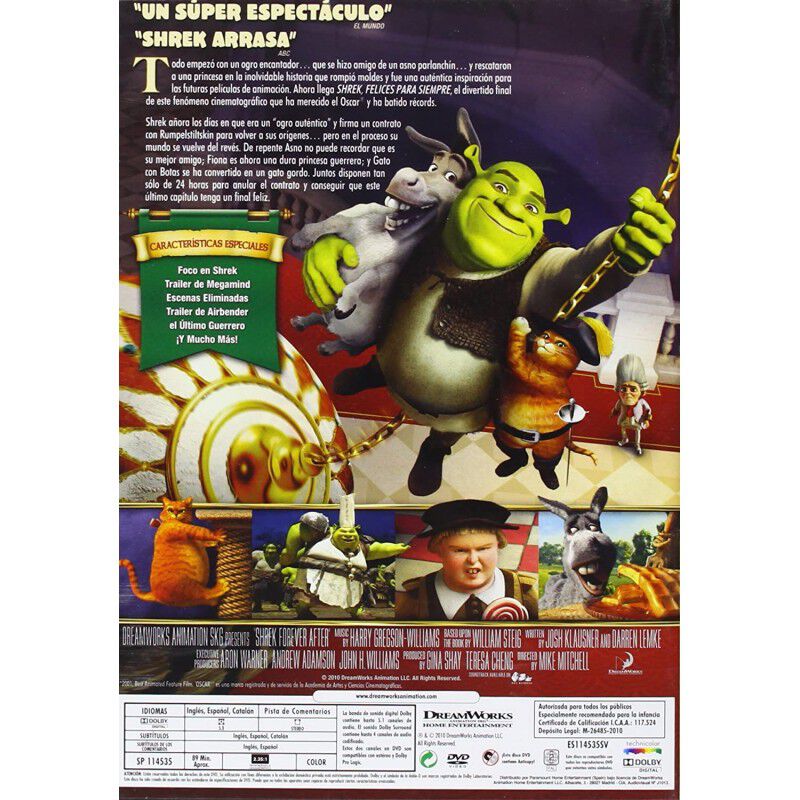Shrek Felices Para Siempre (cap. Final) [dvd] image number null