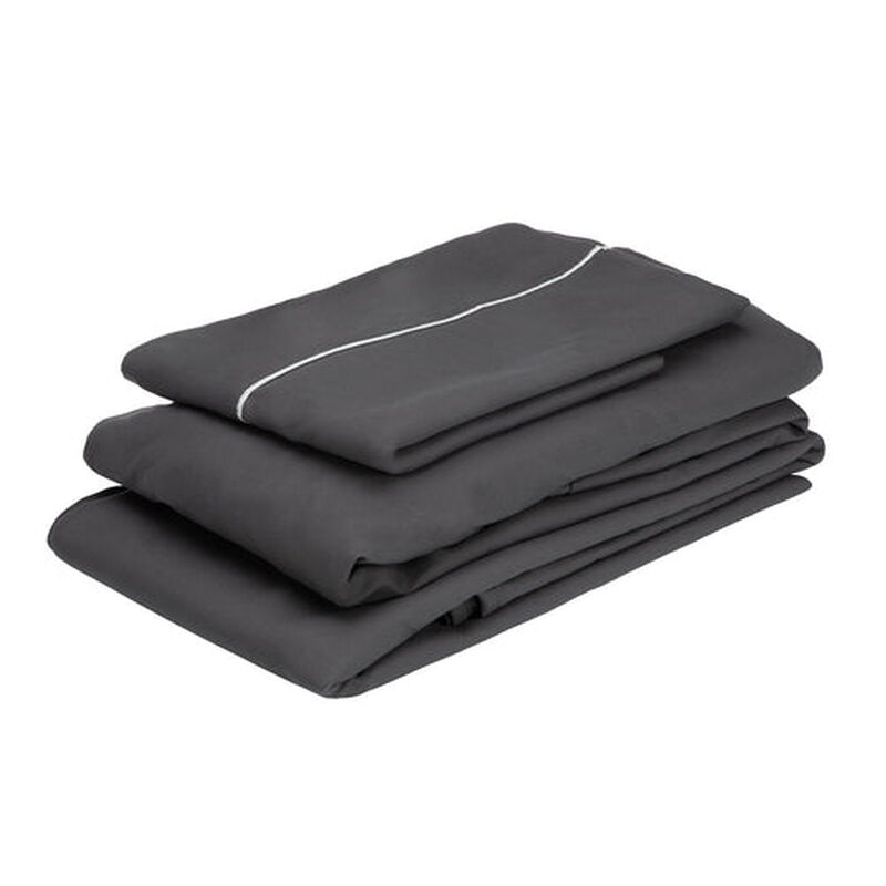 Juego de S&aacute;banas Queen Size Royal Touch Gris Ox... image number null