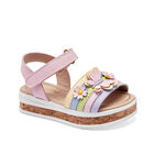 Ensue&ntilde;o Sandalia para ni&ntilde;a rosa multicolor
