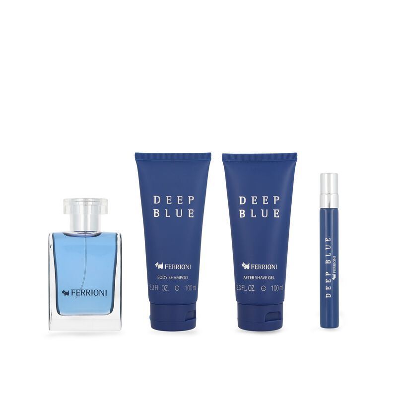Set Ferrioni Deep Blue 4Pzs 100Ml Edt Spray. Bo... image number null
