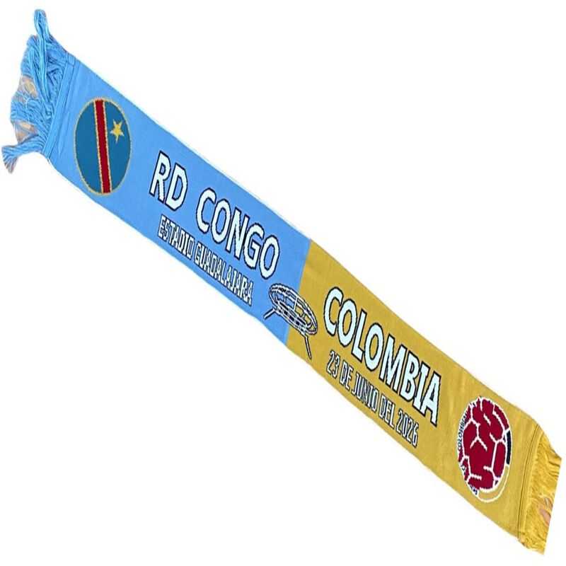Exclusiva! Bufanda Partido Congo Vs Colombia 23... image number null