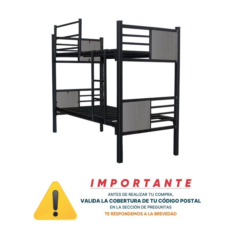 Litera Individual Corso Color Negro Ceniza Base... image number null