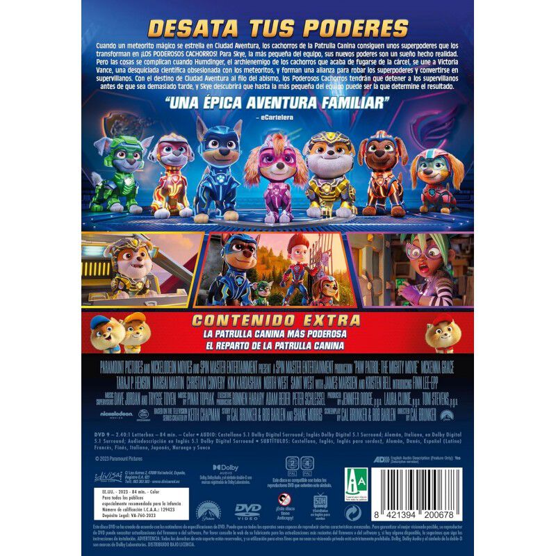La Patrulla Canina (Paw Patrol) - La Superpelic... image number null