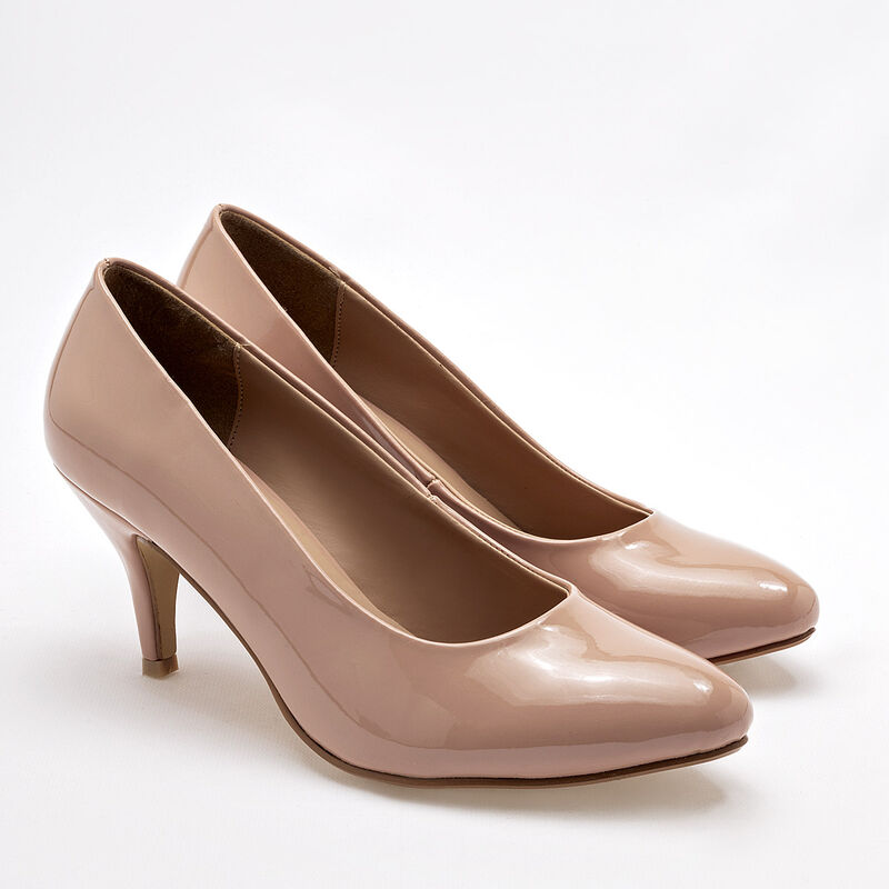 Damita Zapatilla para mujer beige charol image number null
