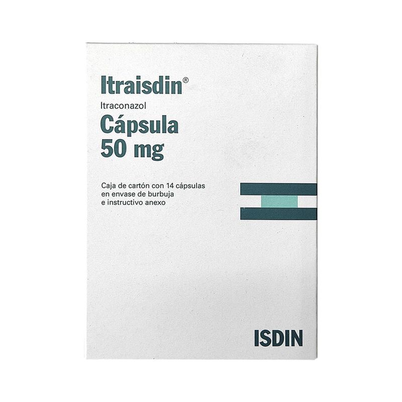 Isdin Itraisdin 50mg 14 Capsulas image number null