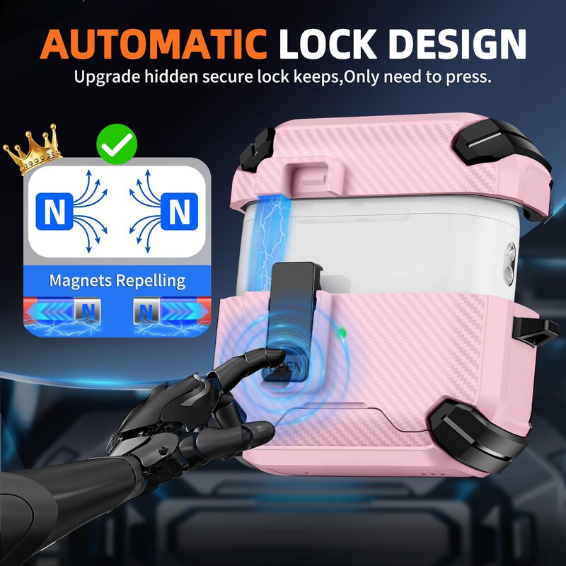 Estuche Inesore Rosa Para Airpods Pro 1&ordf;/2&ordf; Gen... image number null