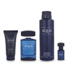 Set Perry Ellis Aqua Extreme 4pzs Fragancia 100ml Edt Spray/ Shower Gel 50ml/ Desodorante 170ml Spray/ 7.5ml Edt Spray