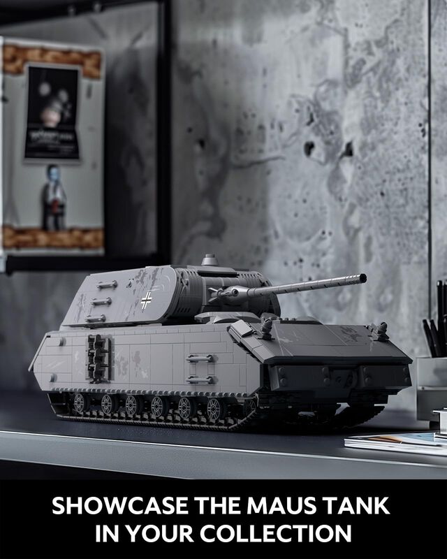 Modelo De Construcci&oacute;n Nifeliz Maus Tank Ww2 Pa... image number null