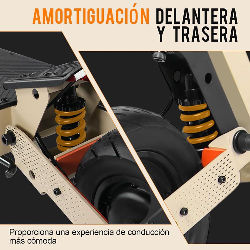 Scooter El&eacute;ctrico Honey Whale H4 Amarillo image number null