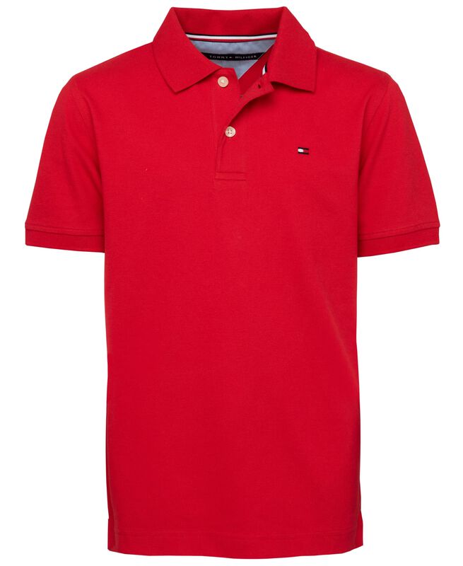 Polo Tommy Hilfiger Para Ni&ntilde;os, Manga Corta, Co... image number null