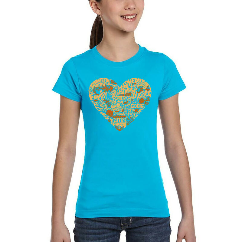 Camiseta Word Art Para Ni&ntilde;a - Coraz&oacute;n de Acci&oacute;n... image number null