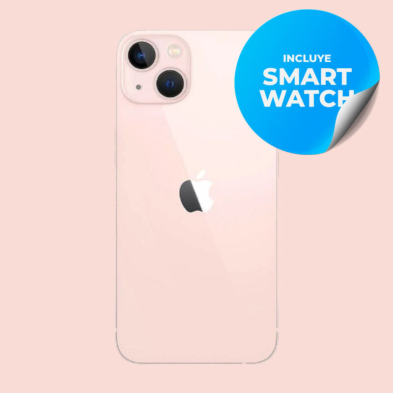 Iphone 13 Reacondicionado 128Gb Rosa + Reloj Ge... image number null
