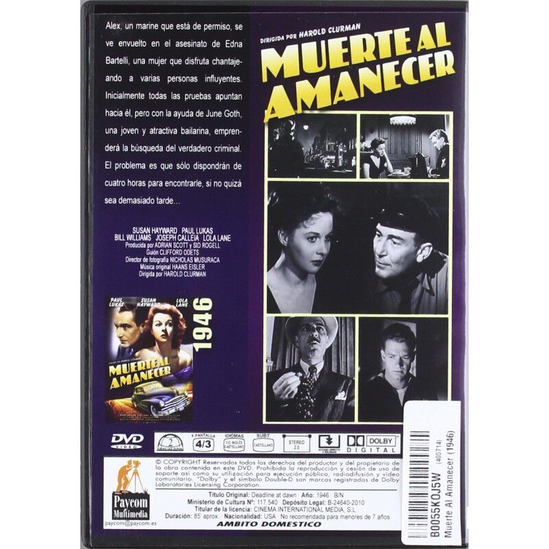 Muerte Al Amanecer (dvd) image number null