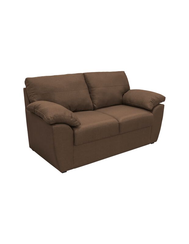 Sofá Love Seat Sefora Tapizado Linato Color Caf... image number null