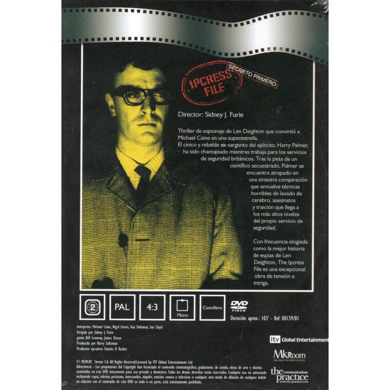 Ipcress (edici&oacute;n Slim) [dvd] (1965) The Ipcress... image number null