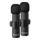 Micr&oacute;fonos inal&aacute;mbricos de solapa USB / USB C / Lightning, 20 m de alcance