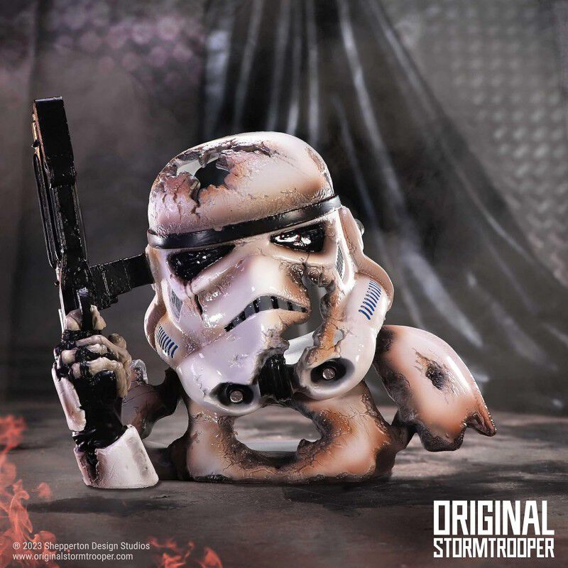 Figura Busto Stormtrooper Quemado Star Wars 23,... image number null
