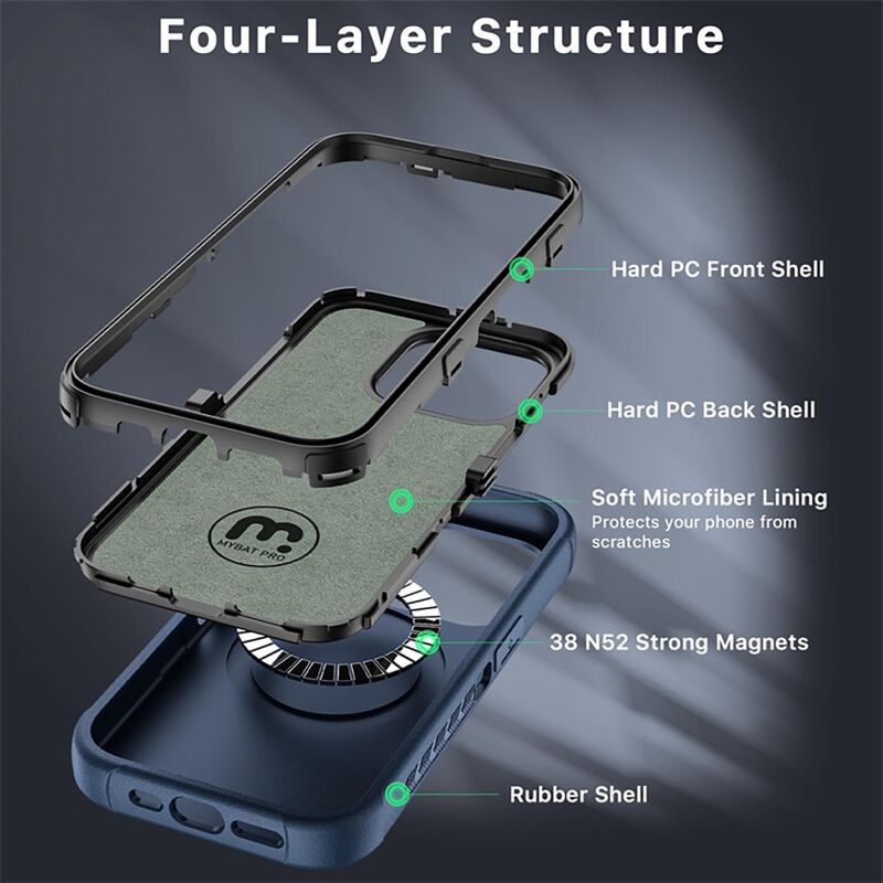 Funda Mybat Maverick Rogue Para Iphone 15 Pro M... image number null