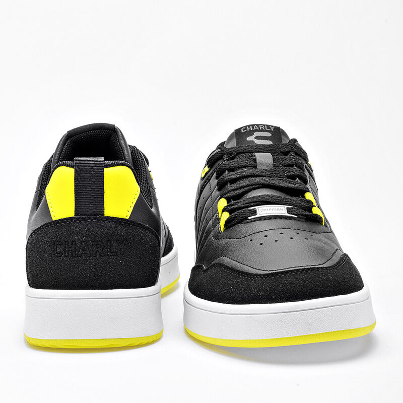 Charly Tenis urbano para hombre negro, importad... image number null