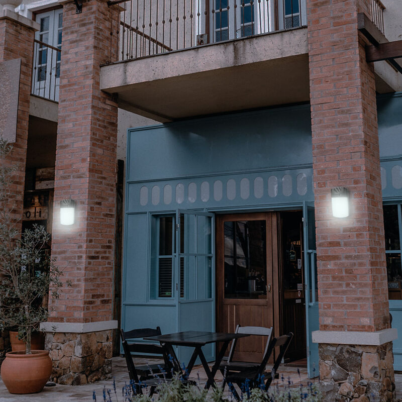 Lampara Muro Led Exterior Gris 47w Luz Día Esle... image number null