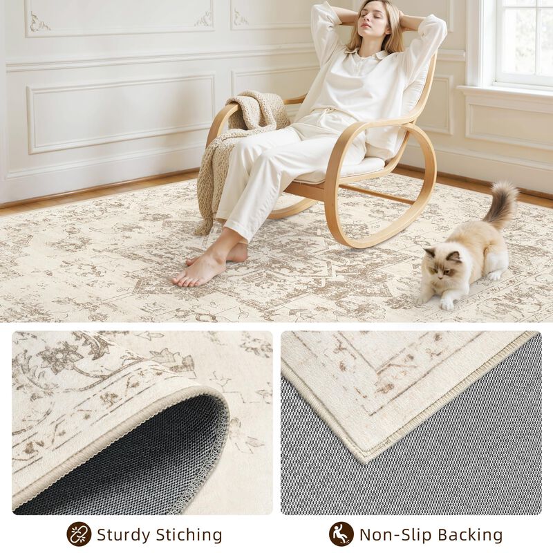 Alfombra De &Aacute;rea Lavable Luxturiy 244 cm &times; 244 ... image number null
