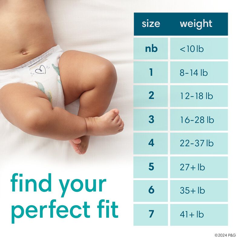 Pa&ntilde;ales Pampers Pure Protection Talla 4 150 Uni... image number null