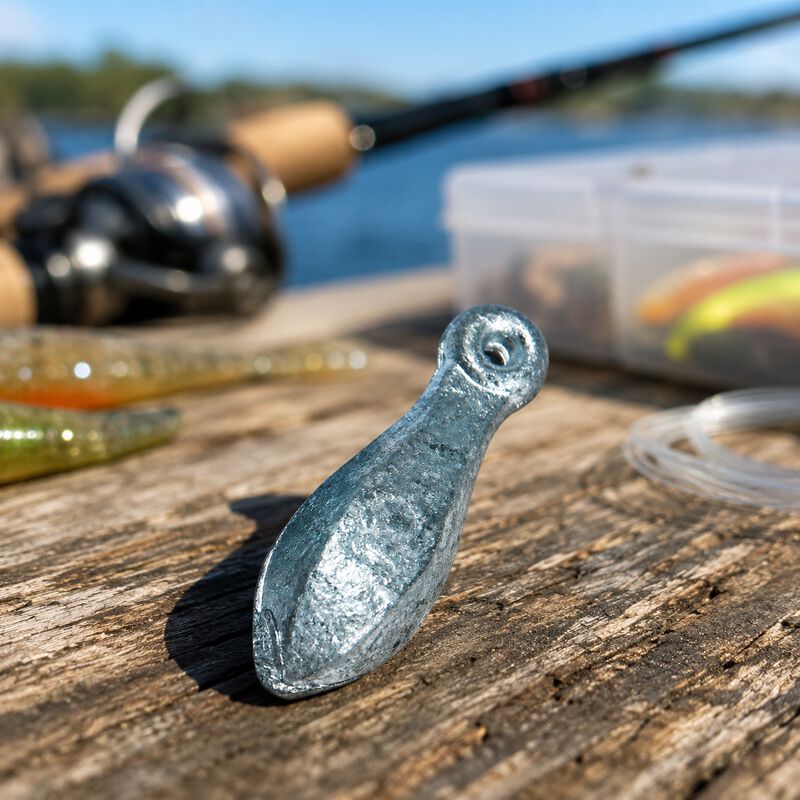 Plomos Pesca Pera 1.1/2 Oz Resistente 1kg Durab... image number null
