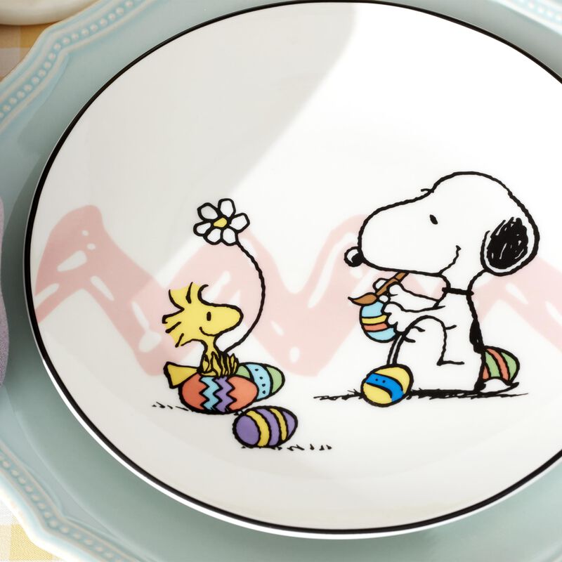 Juego de 4 Platos Decorativos Lenox Snoopy Pasc... image number null