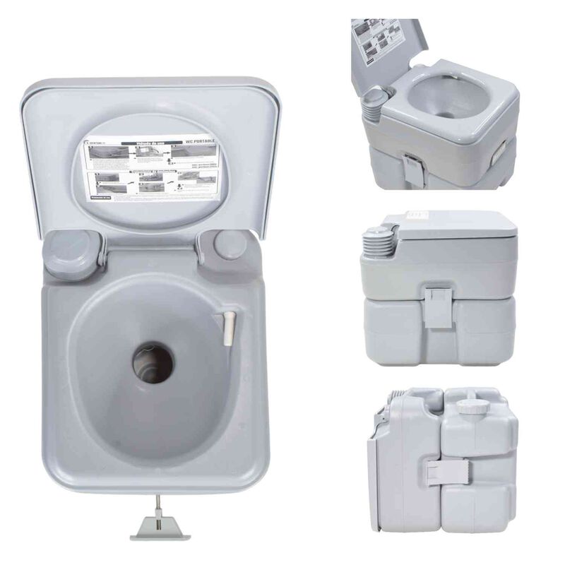 Baño Portátil Inodoro Sanitario Wc Escusado 10 ... image number null